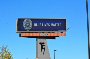 Blue Lives Matter Billboard