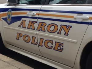 Akron police car